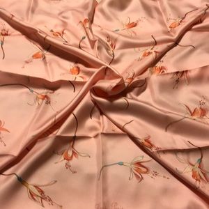Hermès Fleurs de Fuchsia Silk Scarf